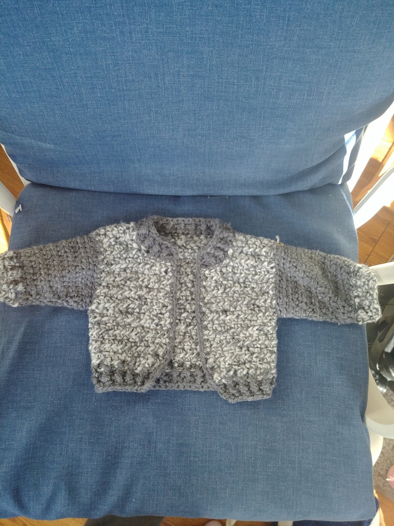 Gray gender neutral sweater