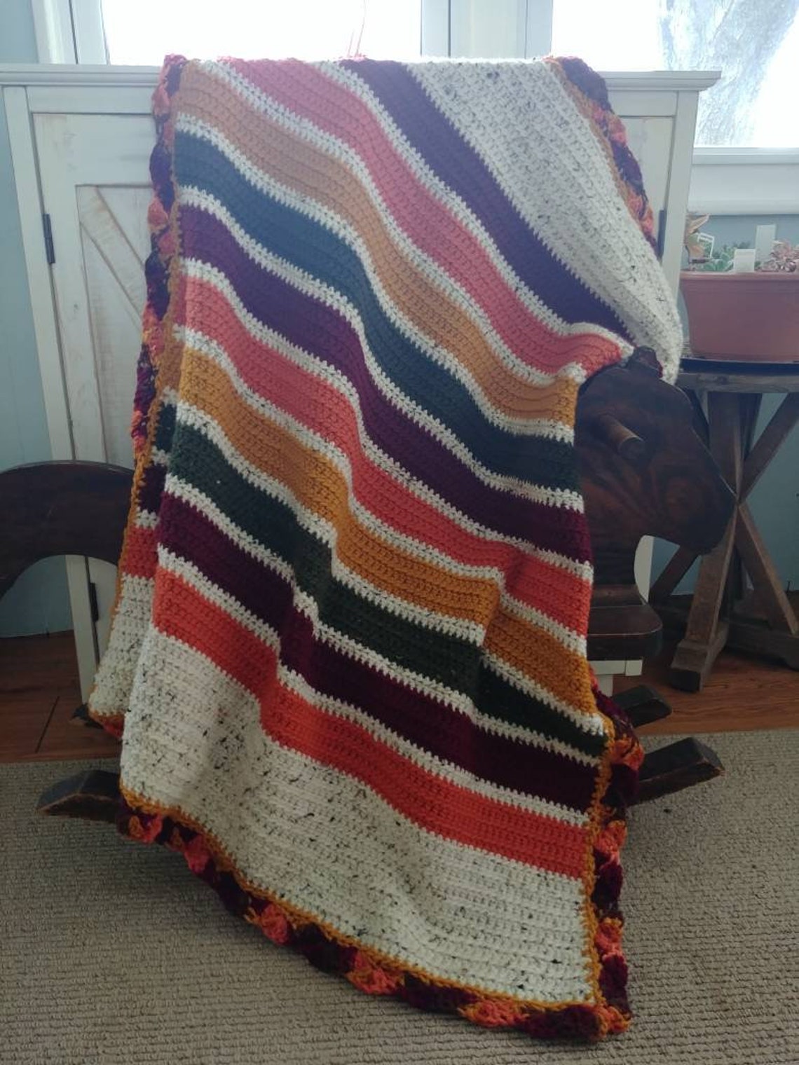 Autumn harvest baby blanket Etsy