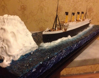 Titanic Model Ship Etsy