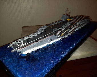 Kitty Hawk carrier class CV-63 with diorama
