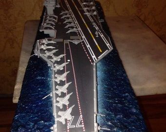 Nimitz carrier class  George H. Bush CVN-77 with diorama
