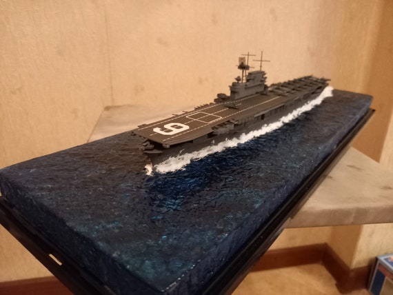 USS Enterprise (CV-6) Carrier With Diorama - Etsy