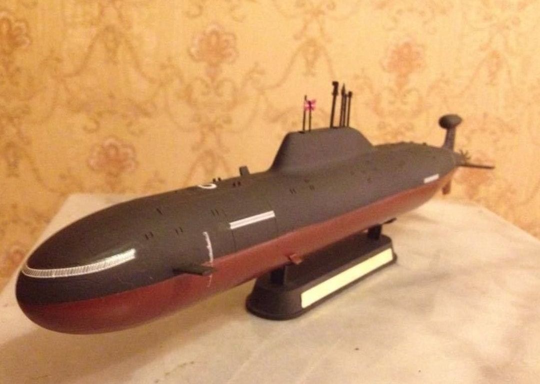 Soviet-russian Akula Class Nuclear Attack Submarine - Etsy