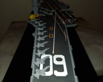 USS Saratoga carrier CV-60 Forrestal-class  Full Hull