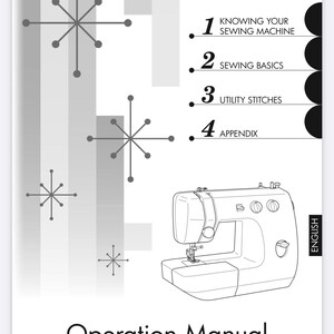 Brother LS2000 Sewing Machine User Manual Instructions *Digital Download Only, No Physical Copy