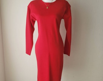 Sexy Red Sweater Dress - Etsy