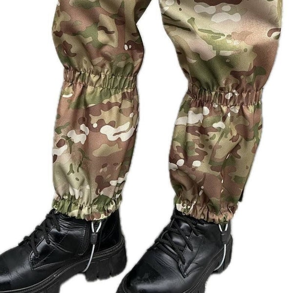 Ukrainian Army Gaiters mountains hiking military surplus Multicam 60 cm Boots Covers