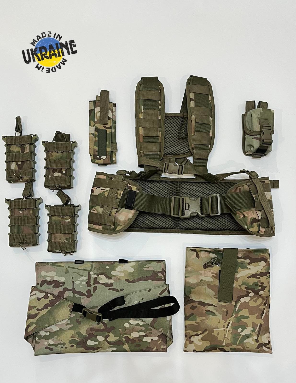 MIL-TEC - Plate Carrier Modular System MOLLE/PALS, Olive - Safe Zone Airsoft