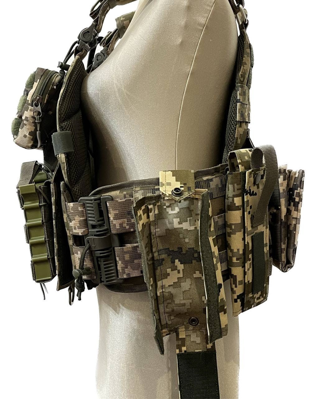 Ukrainian Military Body Armor Body Kit Kit Pouches All Included MM-14 ...