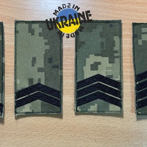 Original Ukrainian Army NCO Shoulder Straps Set excellent collectibles for your collection