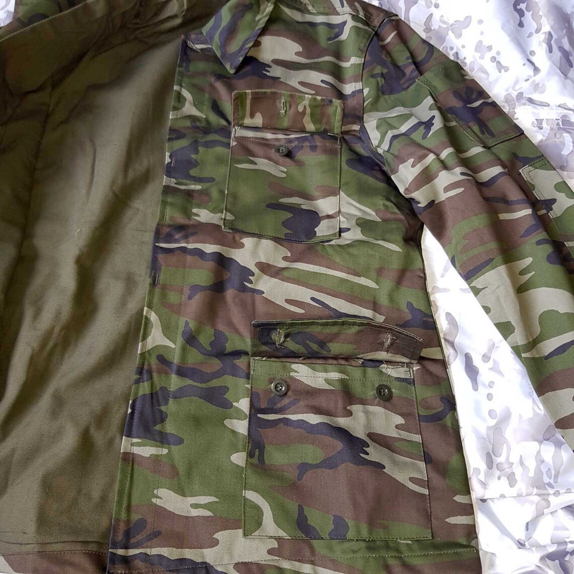 Genuine New Set Turkish Army 2000s woodland camouflage uniform Etsy