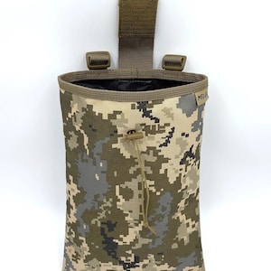 Bag for emptying a weapon clip Ukraine Tactical army Drop Bag Polycordura 900 D Pixel