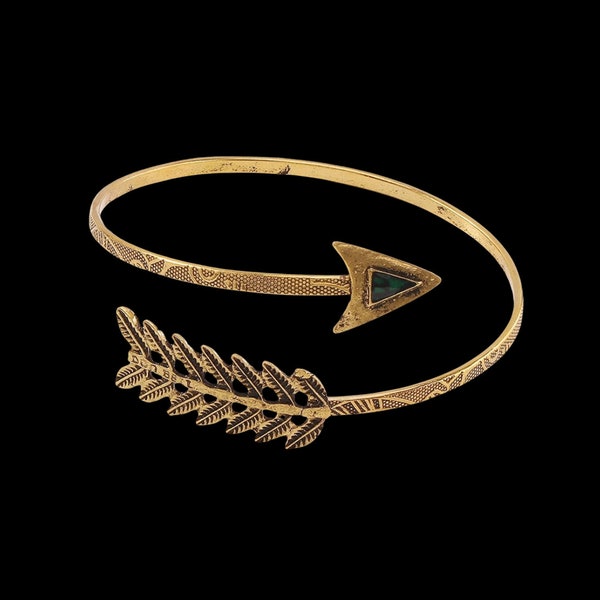 Arrow Arm Cuff - Arm Cuff Bracelet - Arm Band - Gold Arm Cuff - Silver Arm Cuff - Body Jewellery - Upper Arm Bracelet - Boho Jewellery