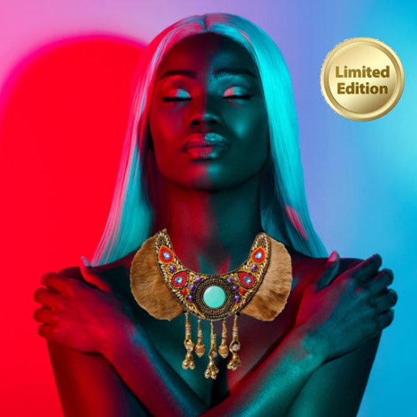 Tribal Bib Necklace Etsy