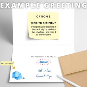Personalized Sports Birthday Card: Custom Name, Age, & Relation image 9