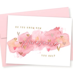 You Are Awesome Card, Thinking of You Card, Appreciation Card, Encouragement Card, Thank You Card, Friend Card, BFF Card, Bestie Card