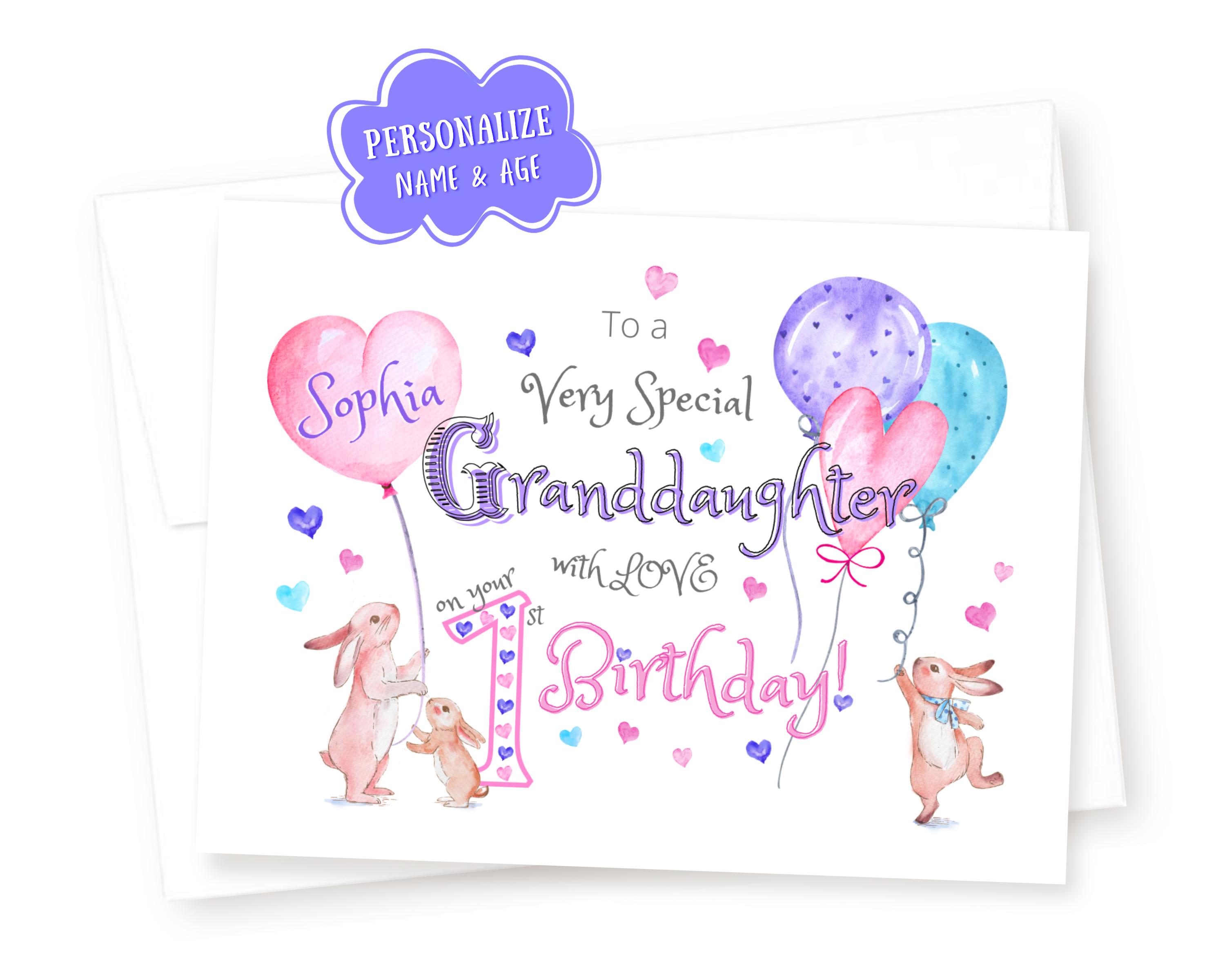 White Cotton Cards Geburtstagskarte 'Gorgeous Granddaughter 2' - Handgemacht, 16x16 Cm, Mit Strass