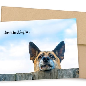 Checking In Card, Feel Better Card, Funny Get Well Card, Thinking Of You Card, Recovery Card, Miss You Card