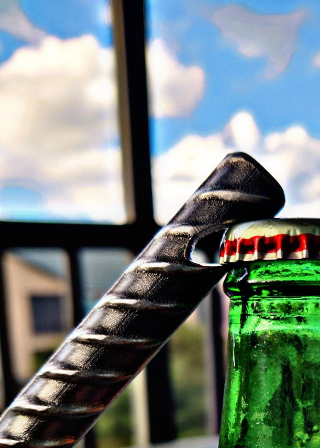 REBAR Bottle Opener With Cord Etsy
