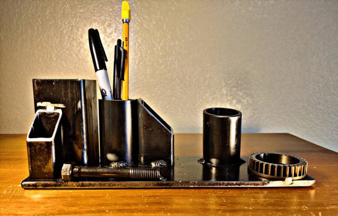 Steel Desk Organizers Office Desk Custom Made Welded Tabletop Etsy