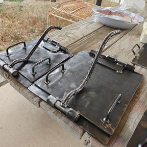 Custom 10x10 Steel Tortilla Press | Heavy Duty Texas Made Tortilla Maker | Cast Iron Alternative