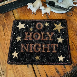 O Holy Night Punch Needle Pattern