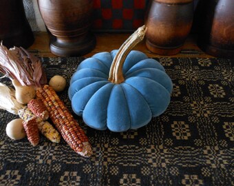Blue Velvet Pumpkin
