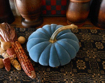Blue Velvet Pumpkin