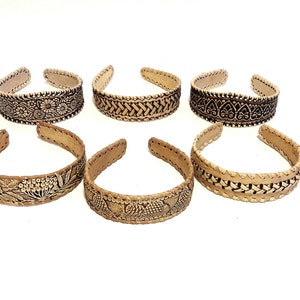 Wood birch bark headband headband hair accessories headdress eco organic product handmade