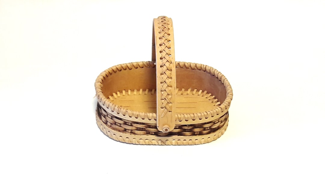 Wood Birch Bark Bread Basket Bowl Dish Vase Plate Eco Natural Etsy UK