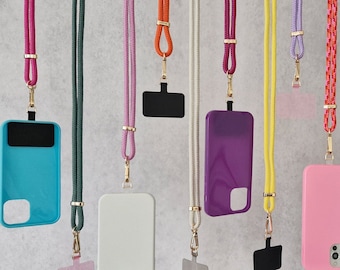 Universal Handykette ONE mit Karabiner I optional mit Adapter für Handyhülle I Colorful Festival Collection