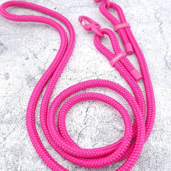 Mobiele telefoonketting: FUCHSIA COLOR SNAP-koord met karabijnhaken