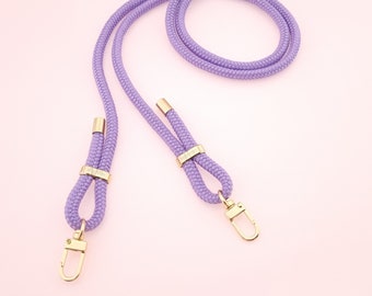 Handykette: Wechselband LILAC Snap mit Karabinern