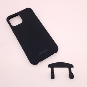 DUO Case BLACK incl. connector for 2in1 mobile phone chain I case incl. connector individually