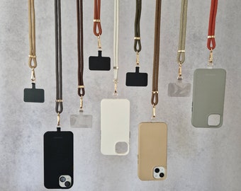 Universal Handykette ONE mit Karabiner I optional mit Adapter für Handyhülle I Herbst Collection