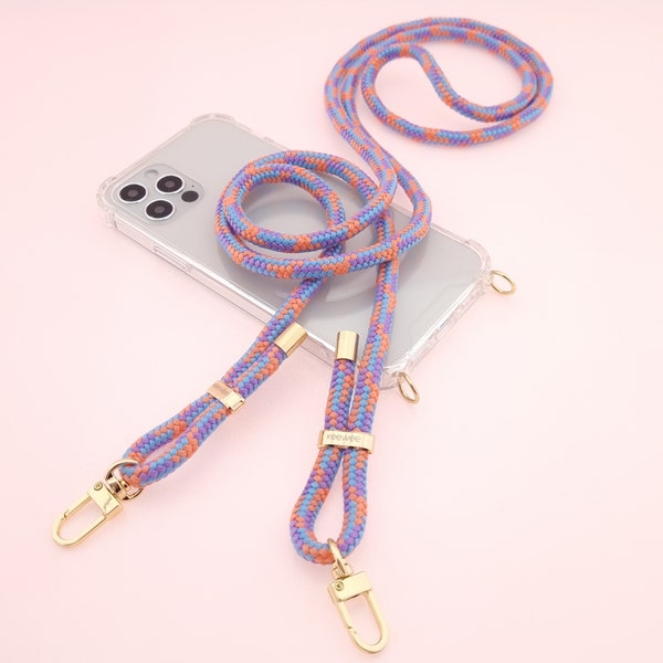 Handykette CANDY mit Karabinern I Detachable phone necklace CANDY