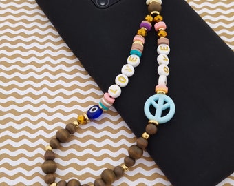 Phone Charm FLOWER POWER I Mobile Phone Pendant I Y2K-Style I Mobile Phone Chain Bracelet I Phone Strap I Phone Candy I Mobile Phone Jewelry I Mobile Phone Straps