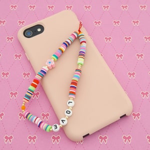 Phone Charm HAPPY SUNSET I Handyanhänger I Y2K-Style I Handykette Armband I Phone Strap I Phone Candy I Handy Schmuck I Handybänder
