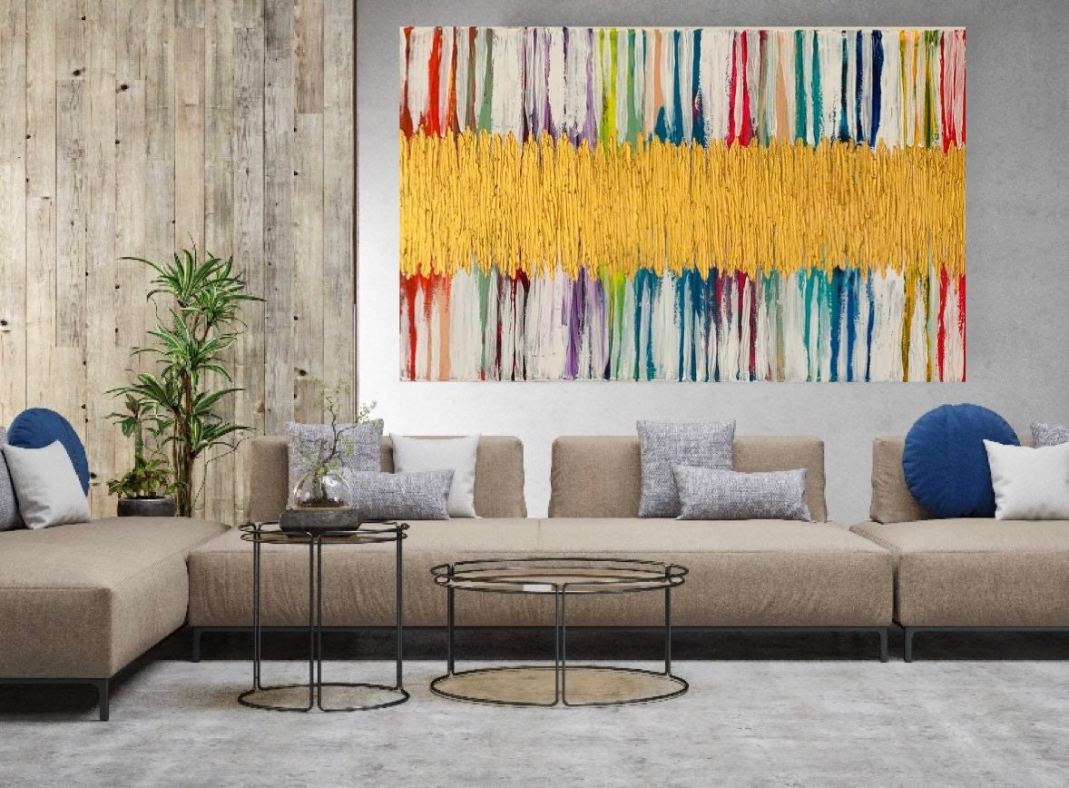 Color Splash original art handmade painting home decor Etsy