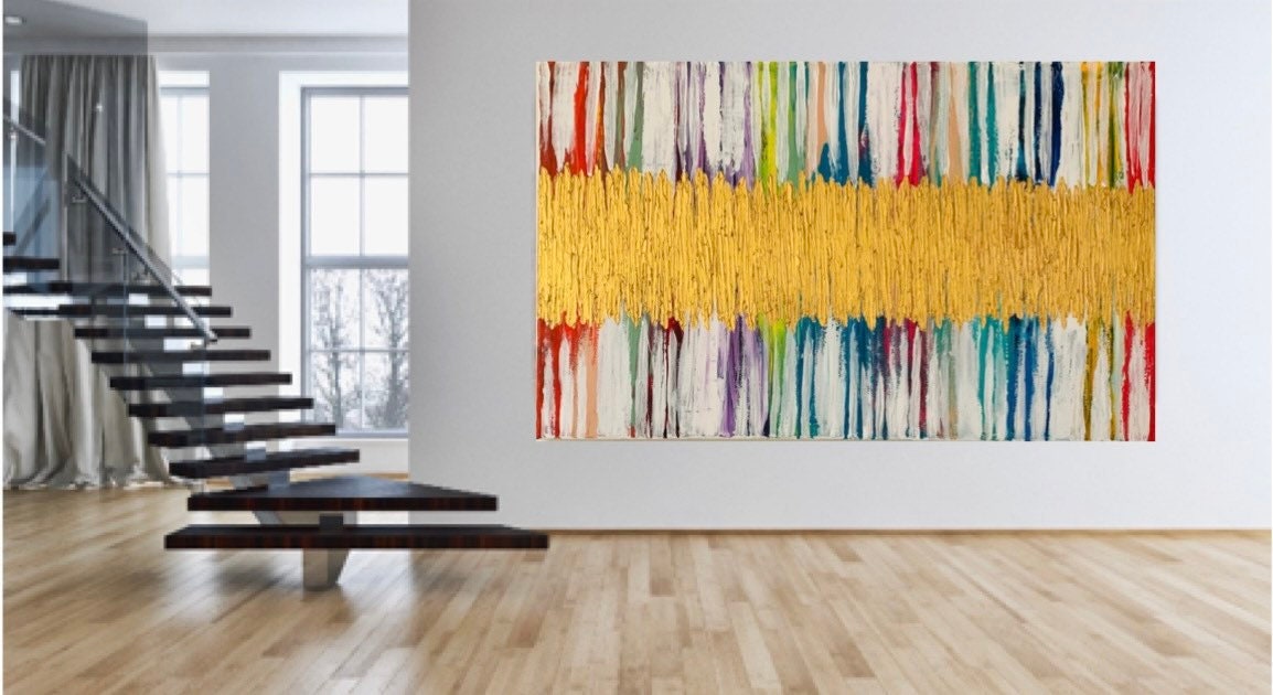 Color Splash original art handmade painting home decor Etsy