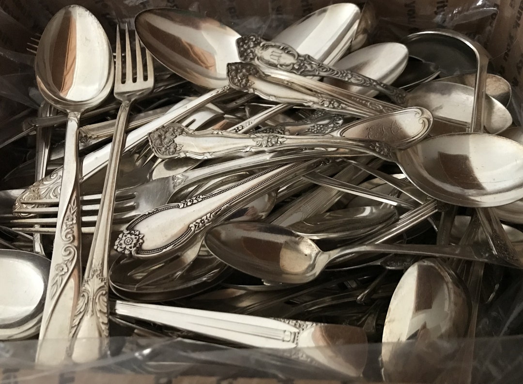 HUGE Lot Silverplate Flatware Over 200 Pieces Many Different Patterns ...