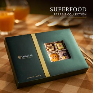 Superfood Parfait [Rectangle] | Vegan Gourmet Treats with Superfoods & Nuts | No Cane Sugar | Healthy Luxury Gift for Wellness Gifting
