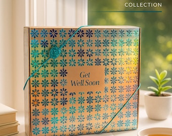 Get Well Soon Gift Box - Laumiere Superfood Vegan Healthy Gourmet Wellness Sweet Basket