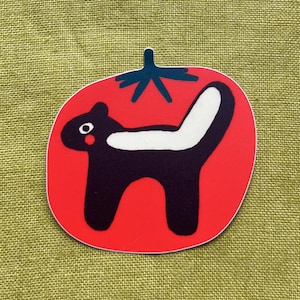Tomato Skunk Vinyl Sticker