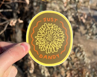 Just Dandy Vinyl Sticker