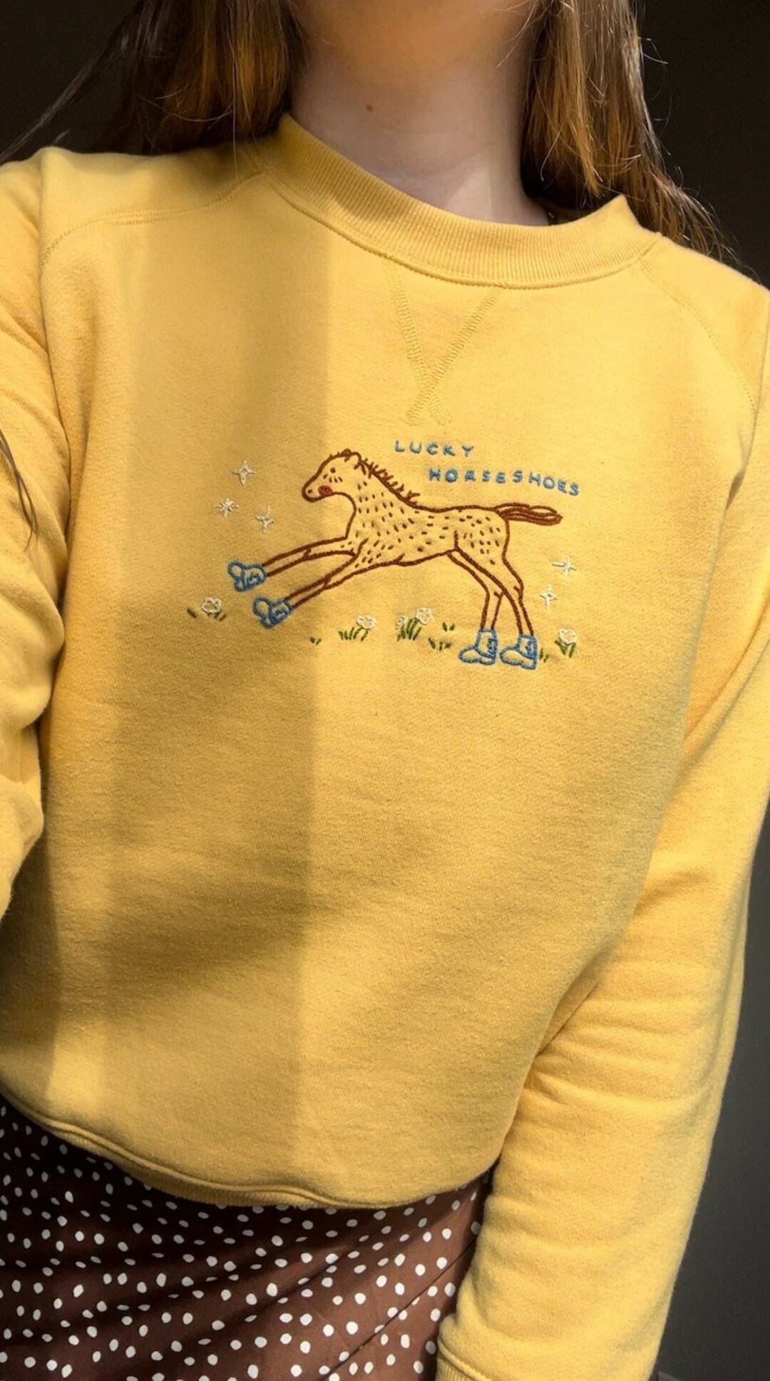 Good Luck Horseshoe Sweater main image 0