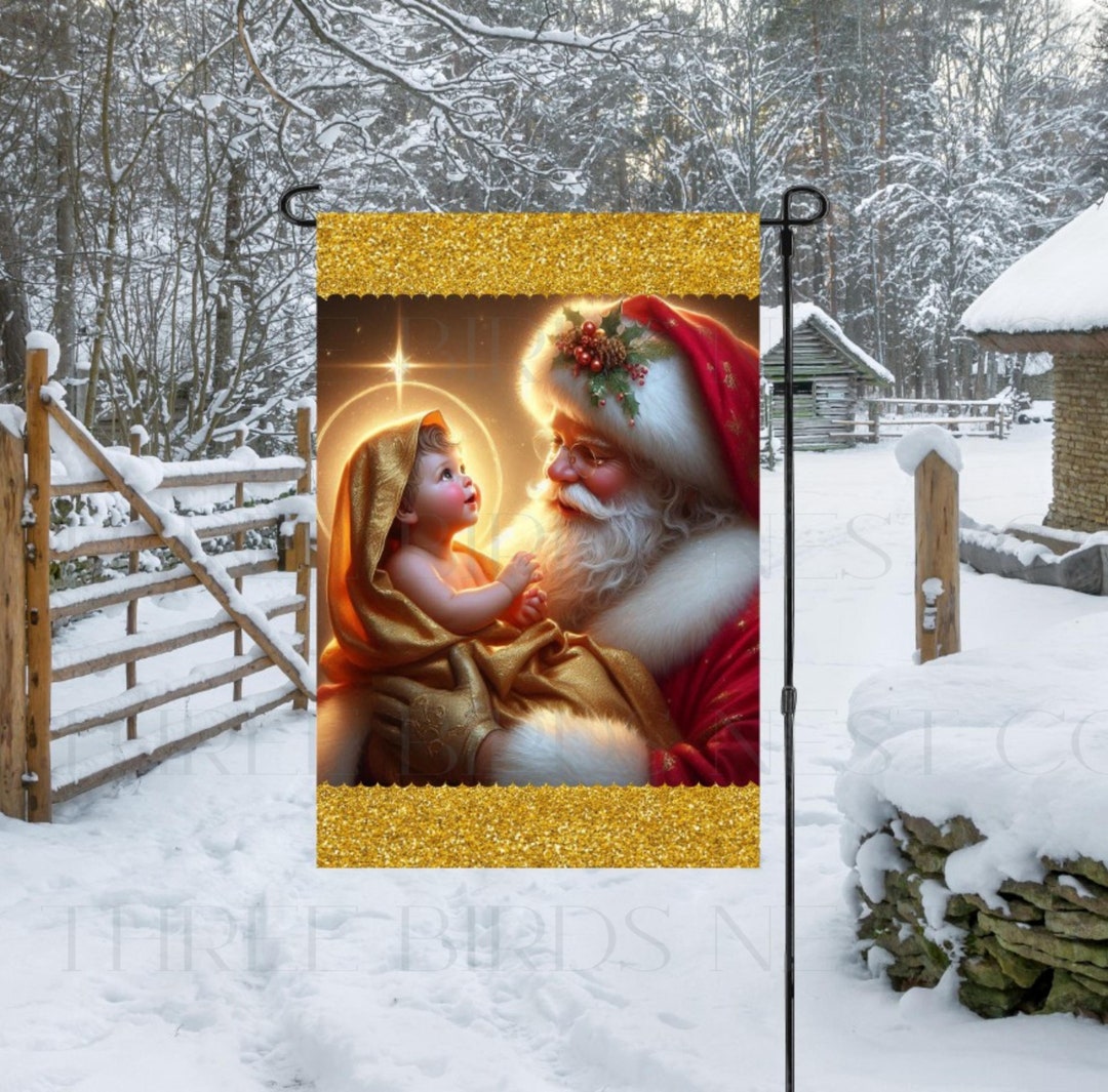 Gartenflagge 'Jesus Is The Reason' – 33x47 Cm, Doppelseitig Bedruckt, Wetterfest