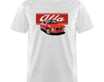 Red Alfa Romeo GTV, GTA, GT, Giulia T-shirt