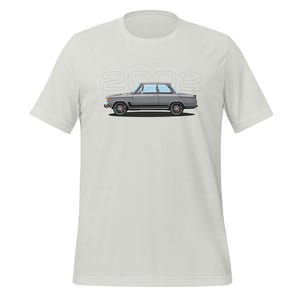 Silver BMW 2002 tii Coupe Unisex t-shirt