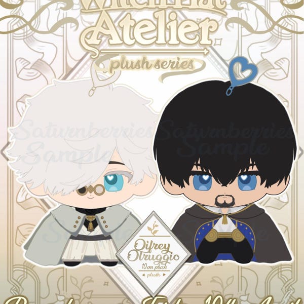 PREORDER | WHA inspired Qifrey & Olruggio 10cm fanmade plush keychains |